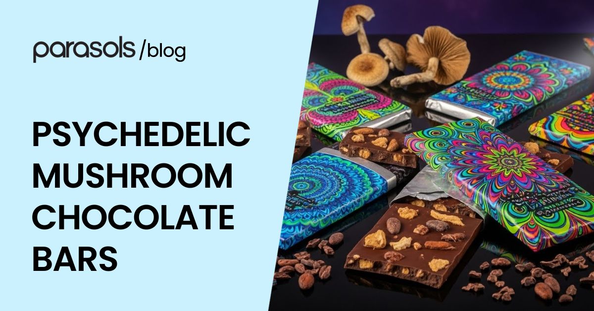 psychedelic mushroom chocolate bars featured image