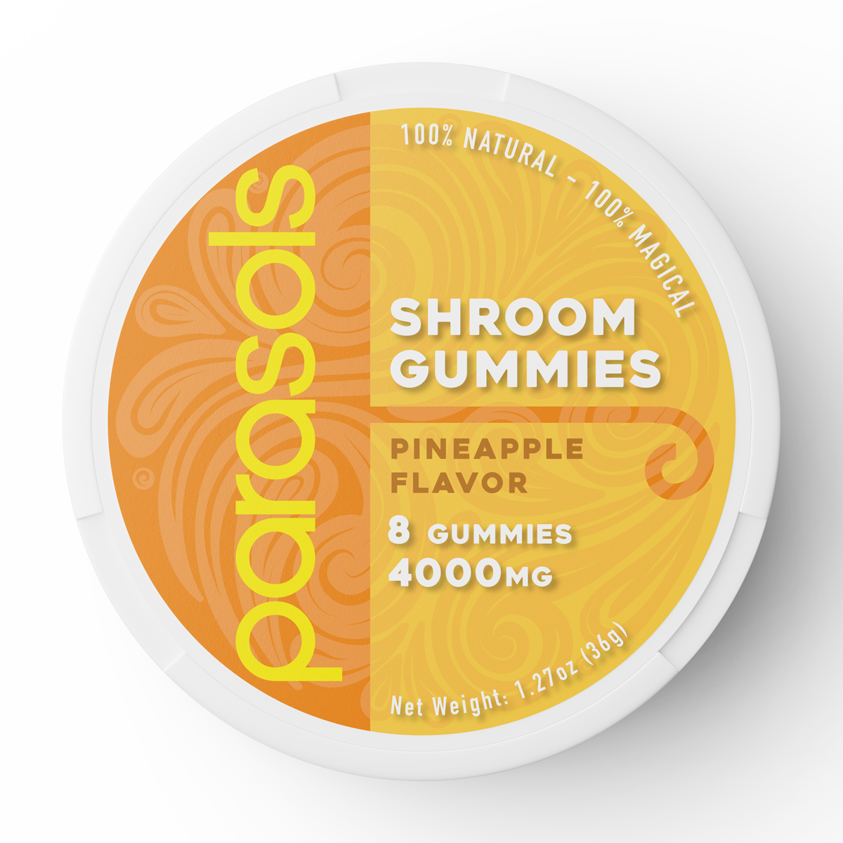 Non Detect Shroom Gummies - Pineapple 6000 mg
