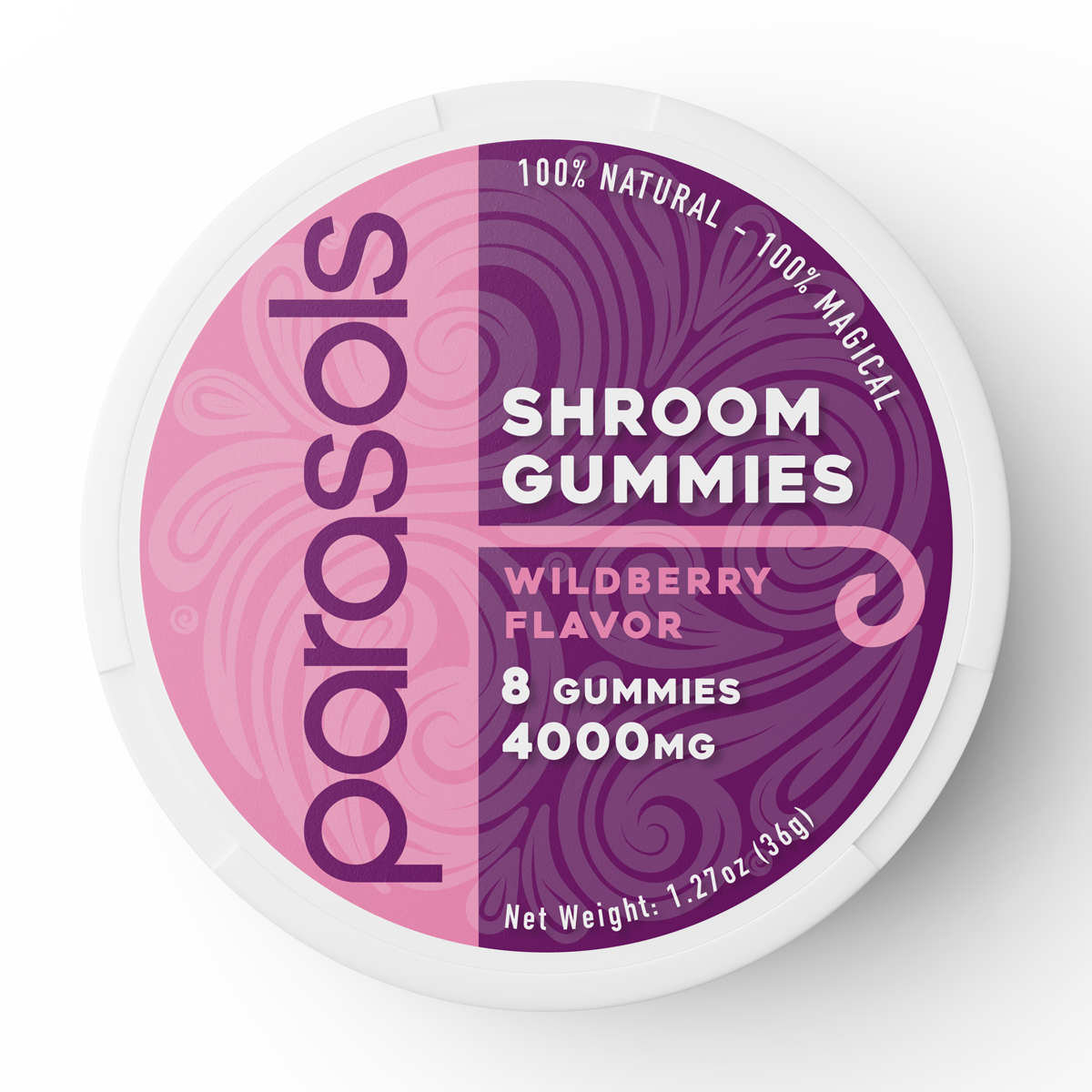 Non Detect Shroom Gummies - Wildberry 6000 mg