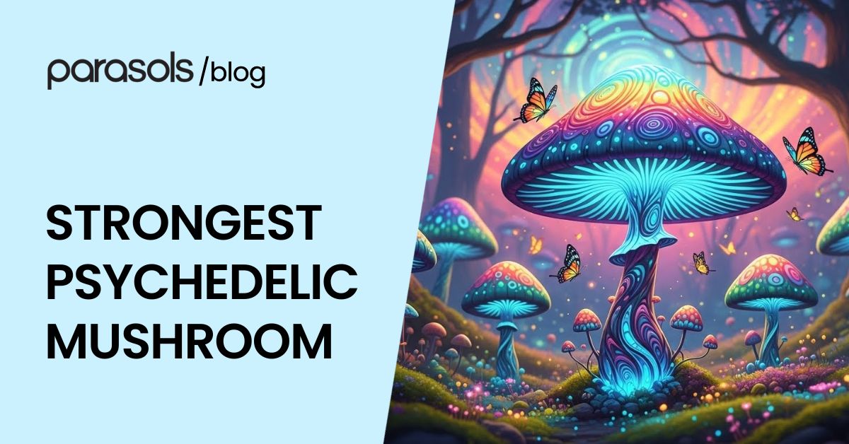 strongest psychedelic mushroom featured image